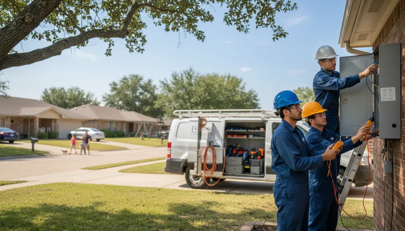 Certified electrician providing emergency electrical services in Millport, AL